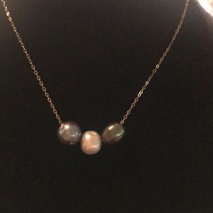 3 freshwater pearl necklace